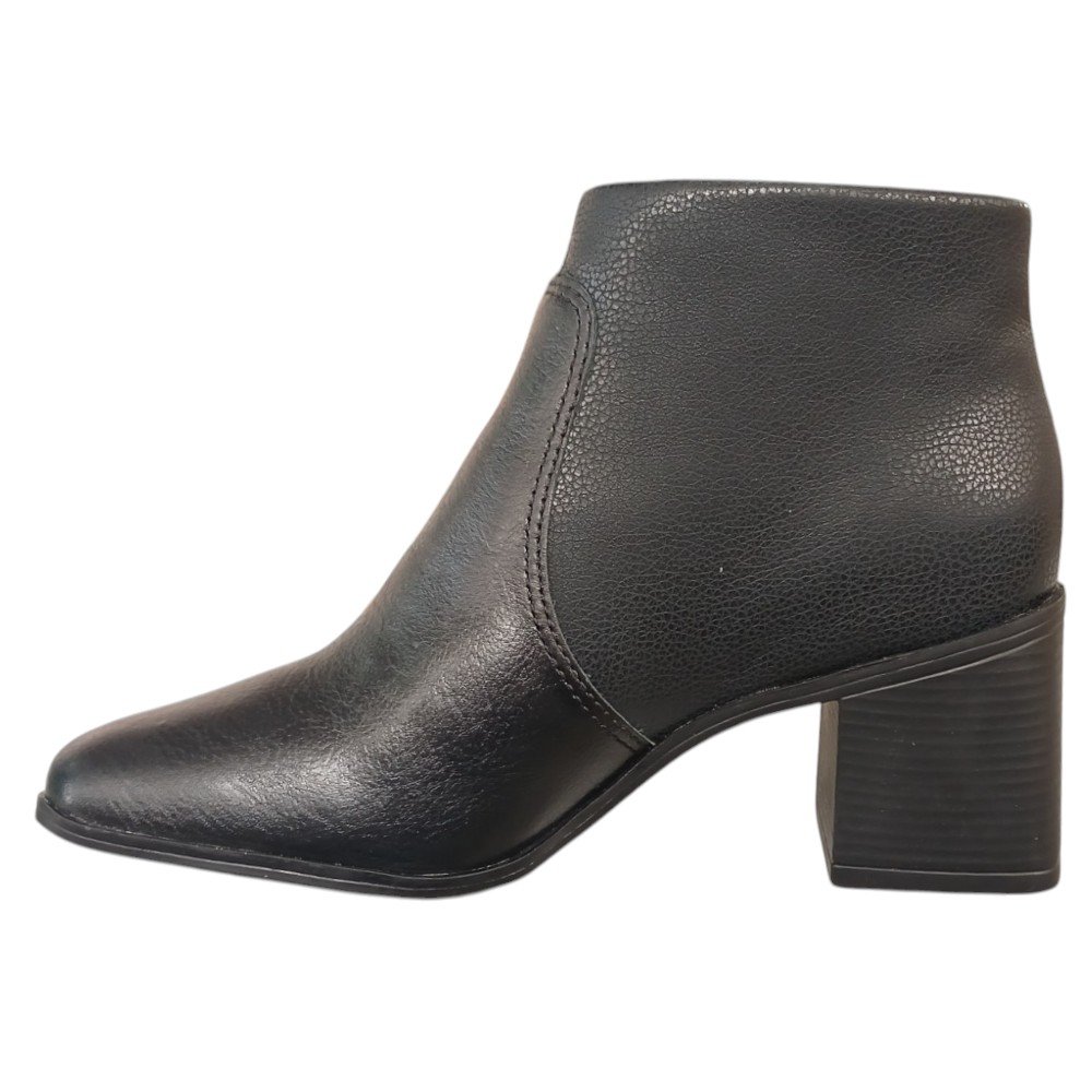 Bota Cano Curto Salto Grosso Bottero 361801 Feminina - Preto 2