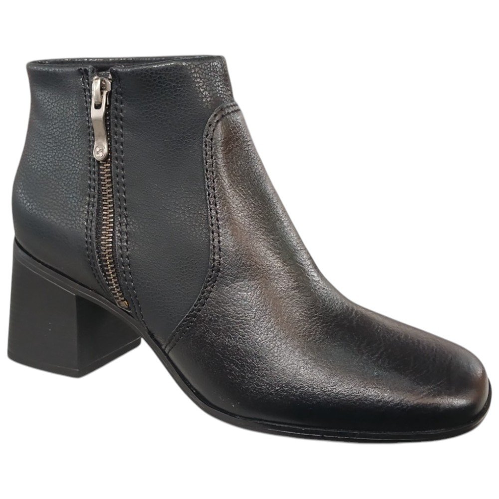 Bota Cano Curto Salto Grosso Bottero 361801 Feminina - Preto 3