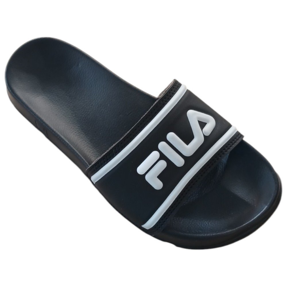 Chinelo Slide Fila Drifter Stripes Preto Preto 4