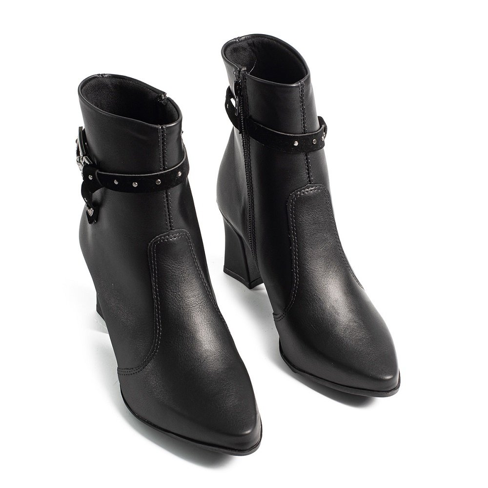 Bota Feminina Cano Curto Mississipi ME561 Preto 4