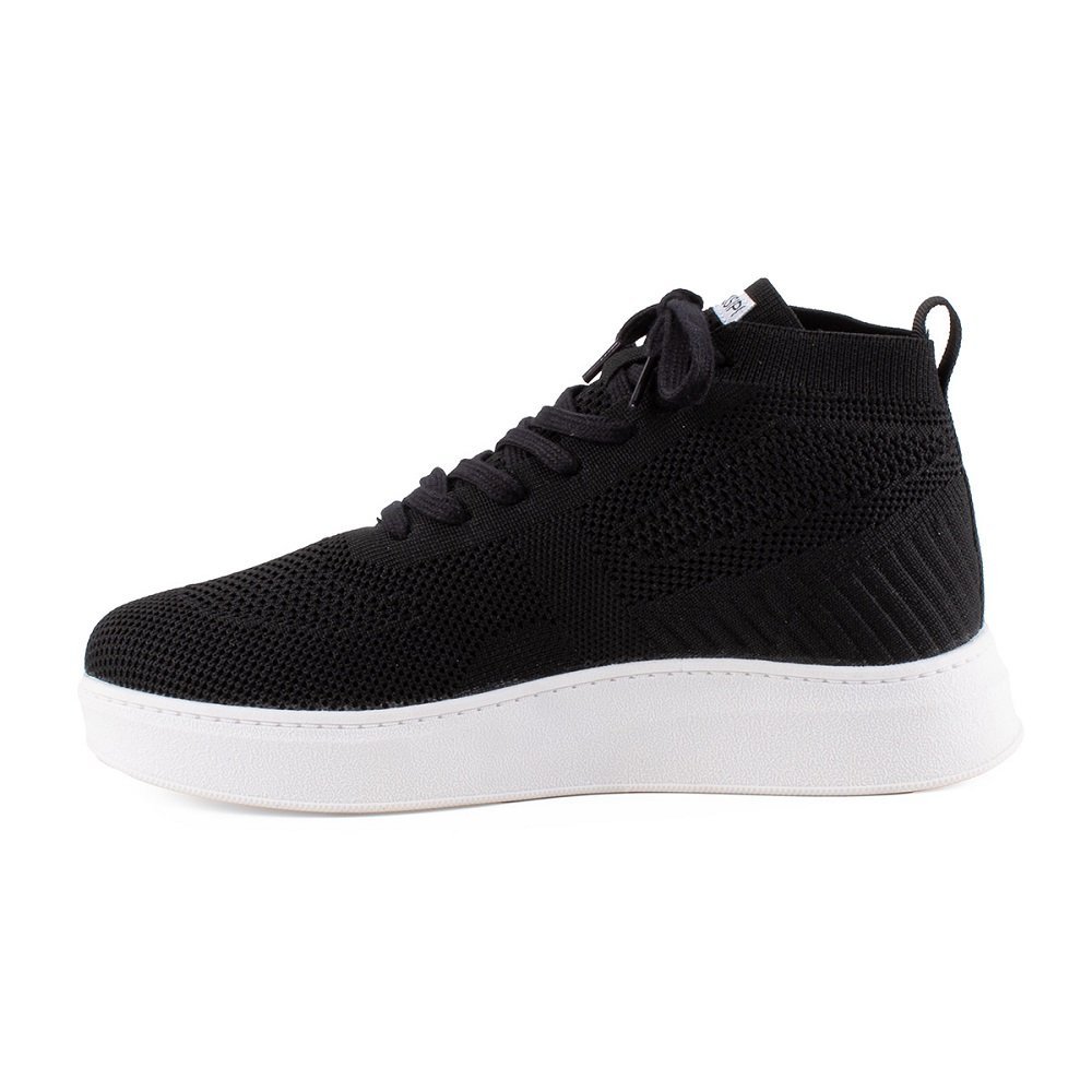 Tênis Casual Feminino Cano Alto Mississipi MC914 Preto 3