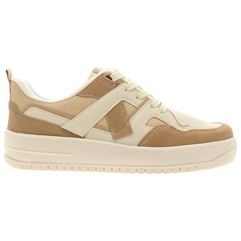 Tênis Casual Vizzano 1389.125 Feminino - Off White Off White/Bege 2