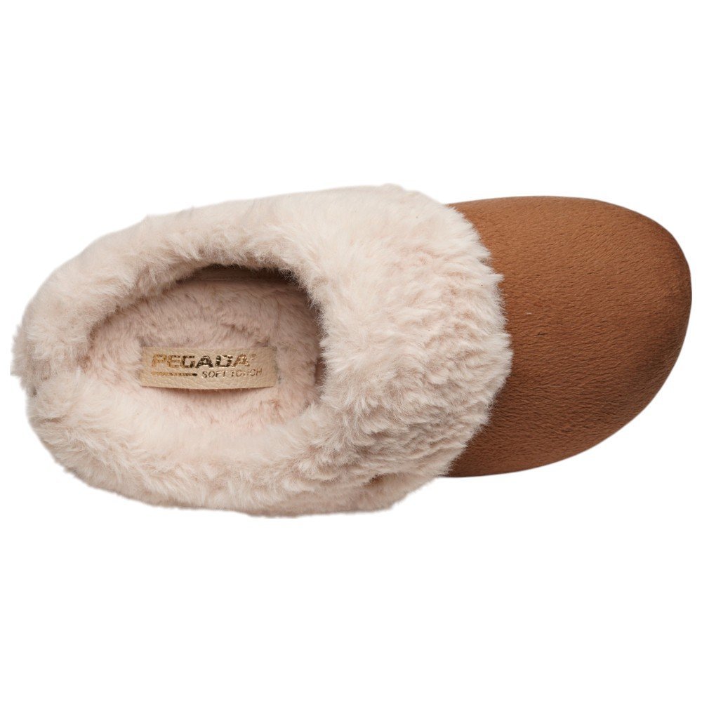 Pantufa Feminina Pegada 266006 Marrom/Bege 4