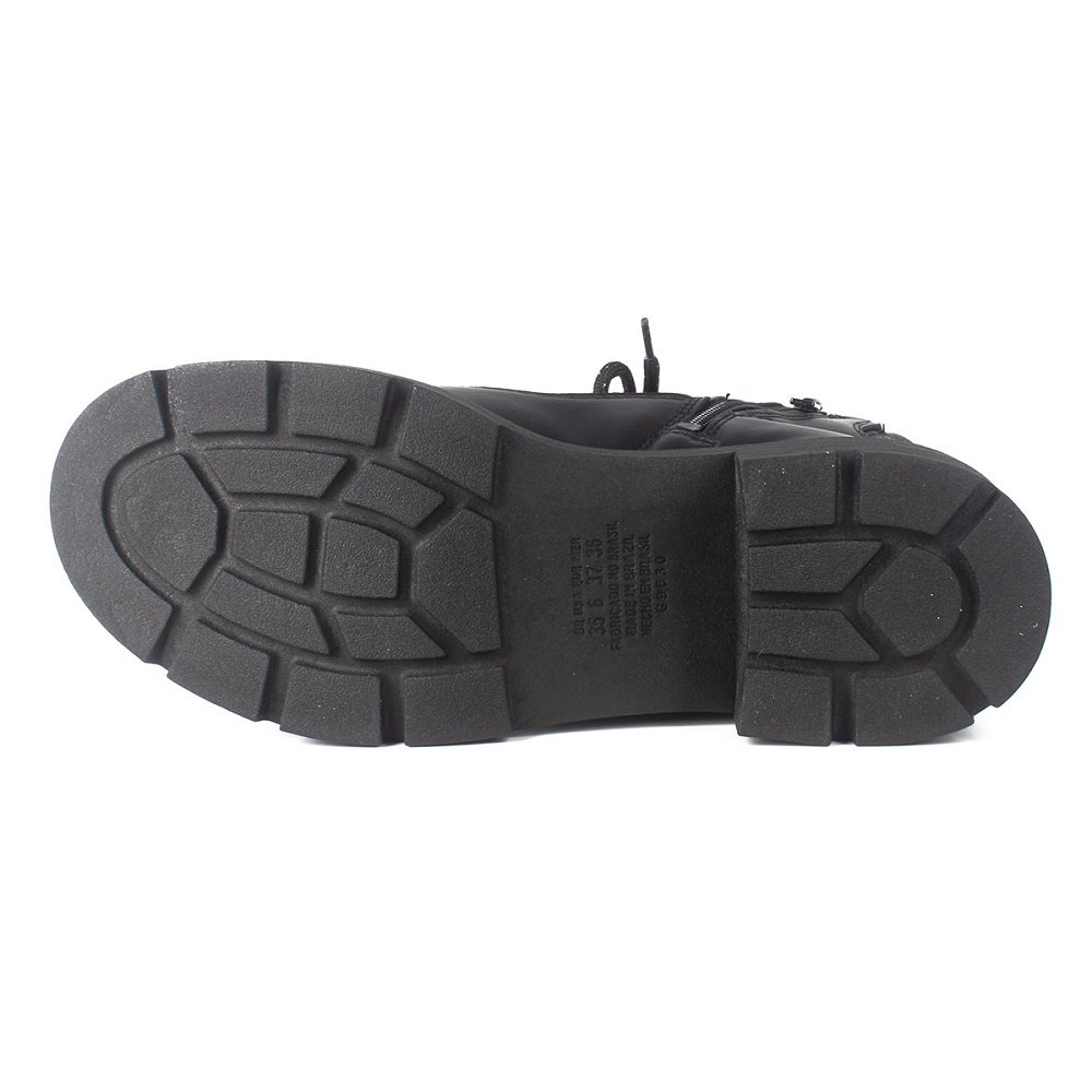 Coturno Dakota DA881 Feminino - Preto Preto 4