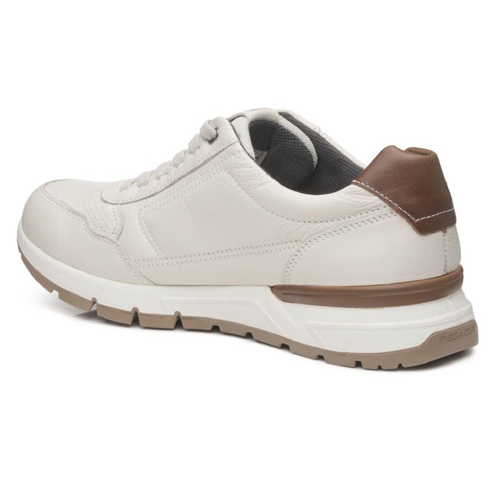 Sapatênis Masculino Couro Pegada 111602 Off White 3