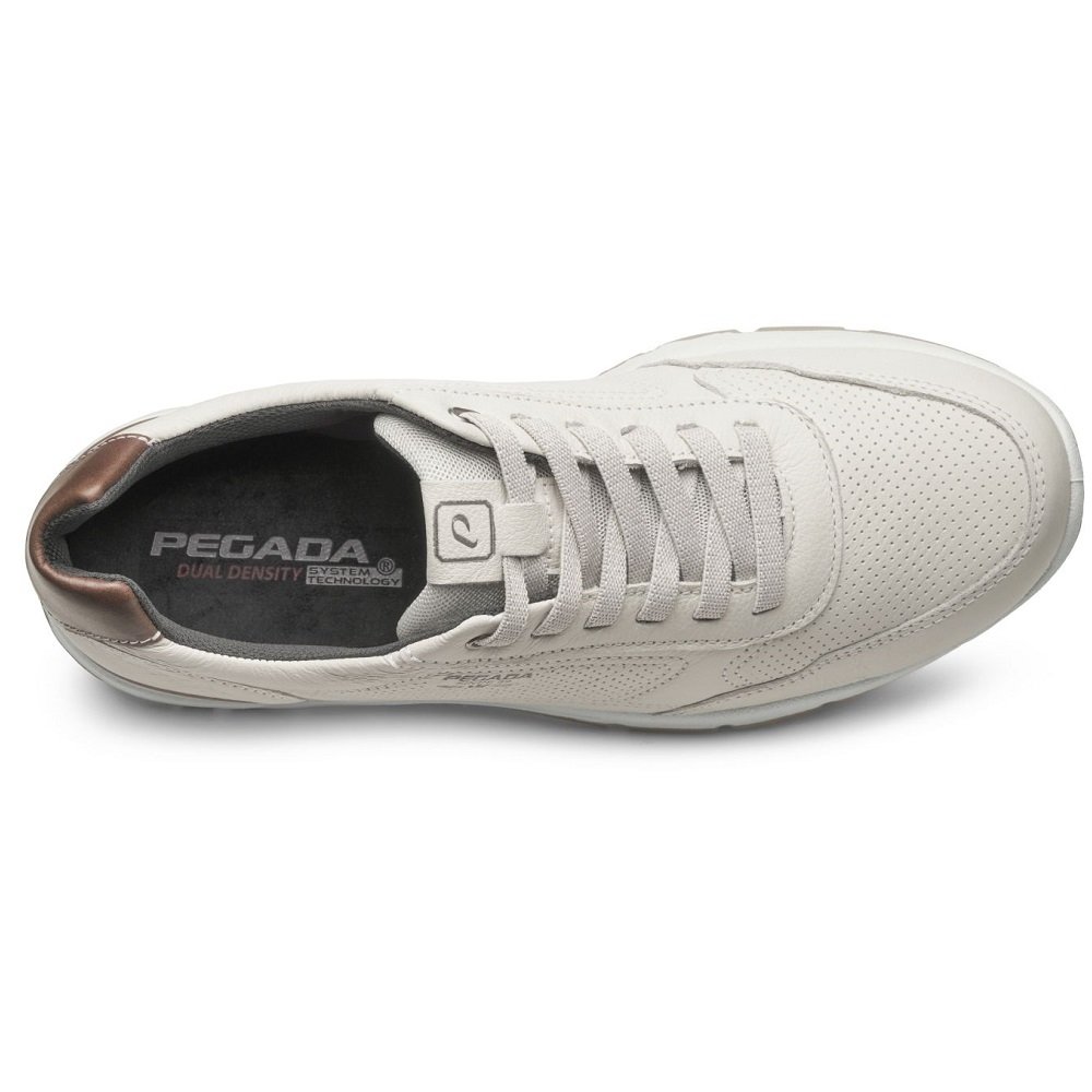 Sapatênis Masculino Couro Pegada 111602 Off White 4