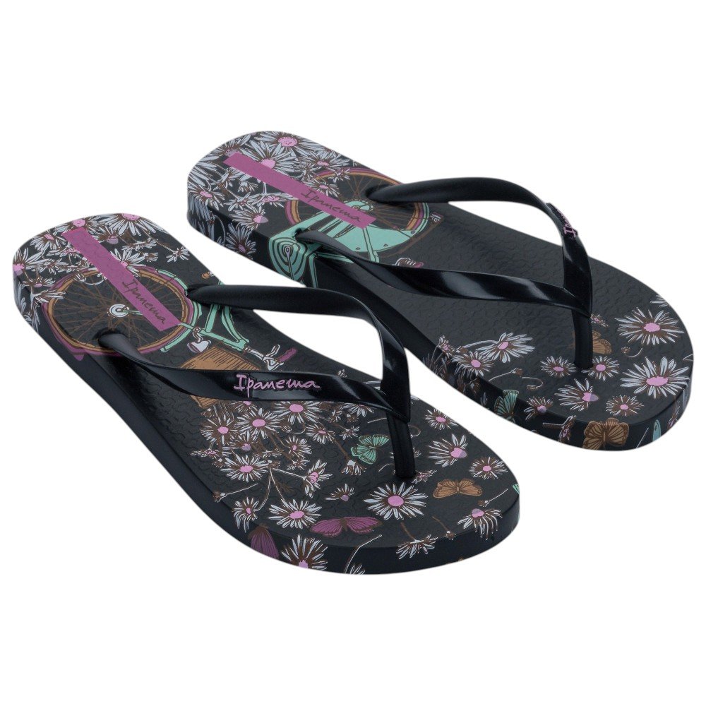 Chinelo Feminino Ipanema Mari Bloom 27454 Preto 2