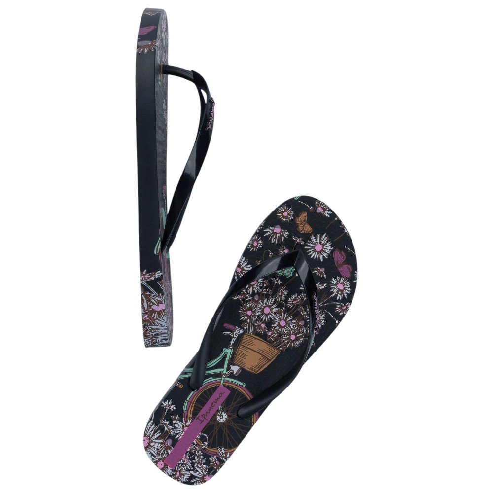 Chinelo Feminino Ipanema Mari Bloom 27454 Preto 3