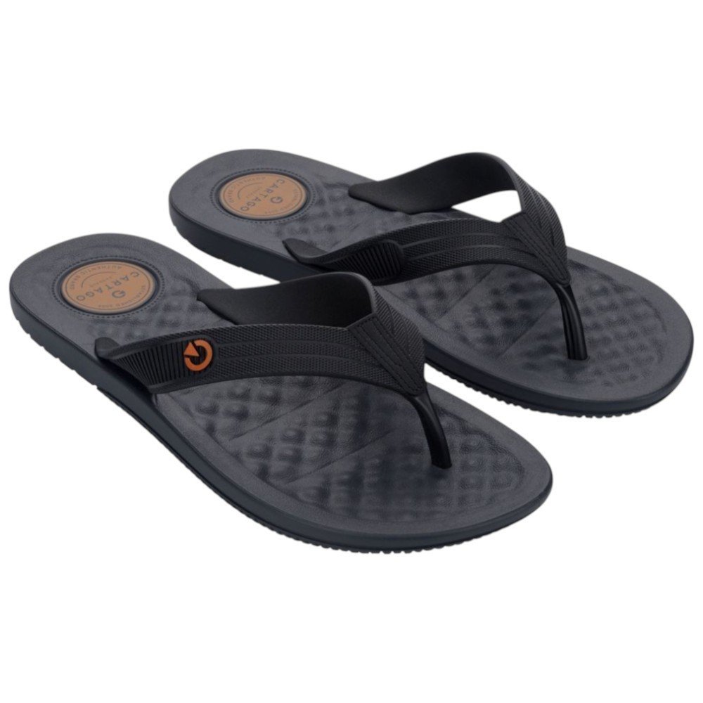 Chinelo Masculino Cartago Arizona Light Dedo 12517 Cinza/Preto 2