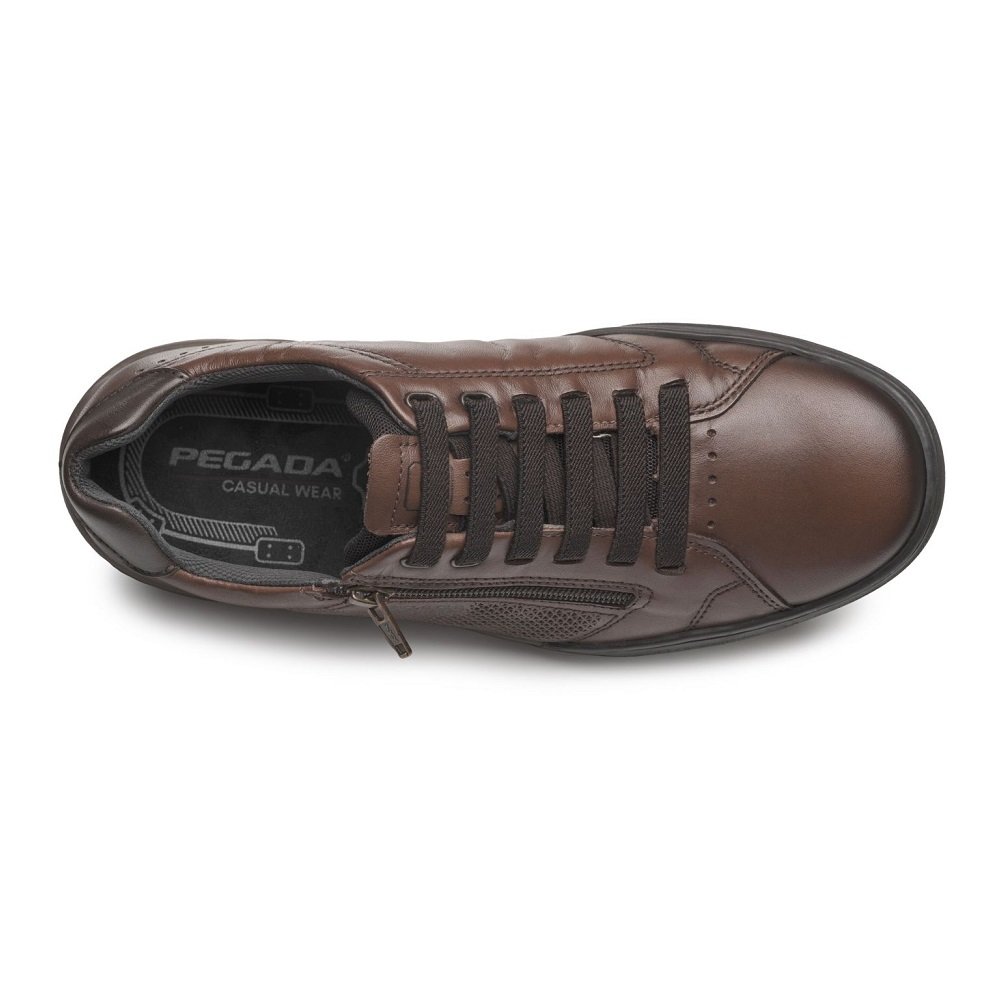 Sapatênis Pegada 111002 Masculino - Terracota Marrom 2