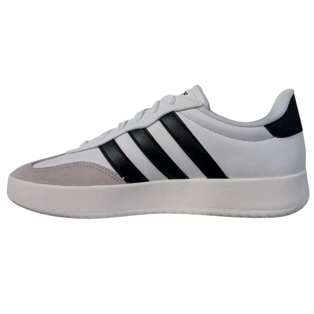 Tênis Casual Adidas Barreda Masculino - Branco/Preto Branco/Preto 2