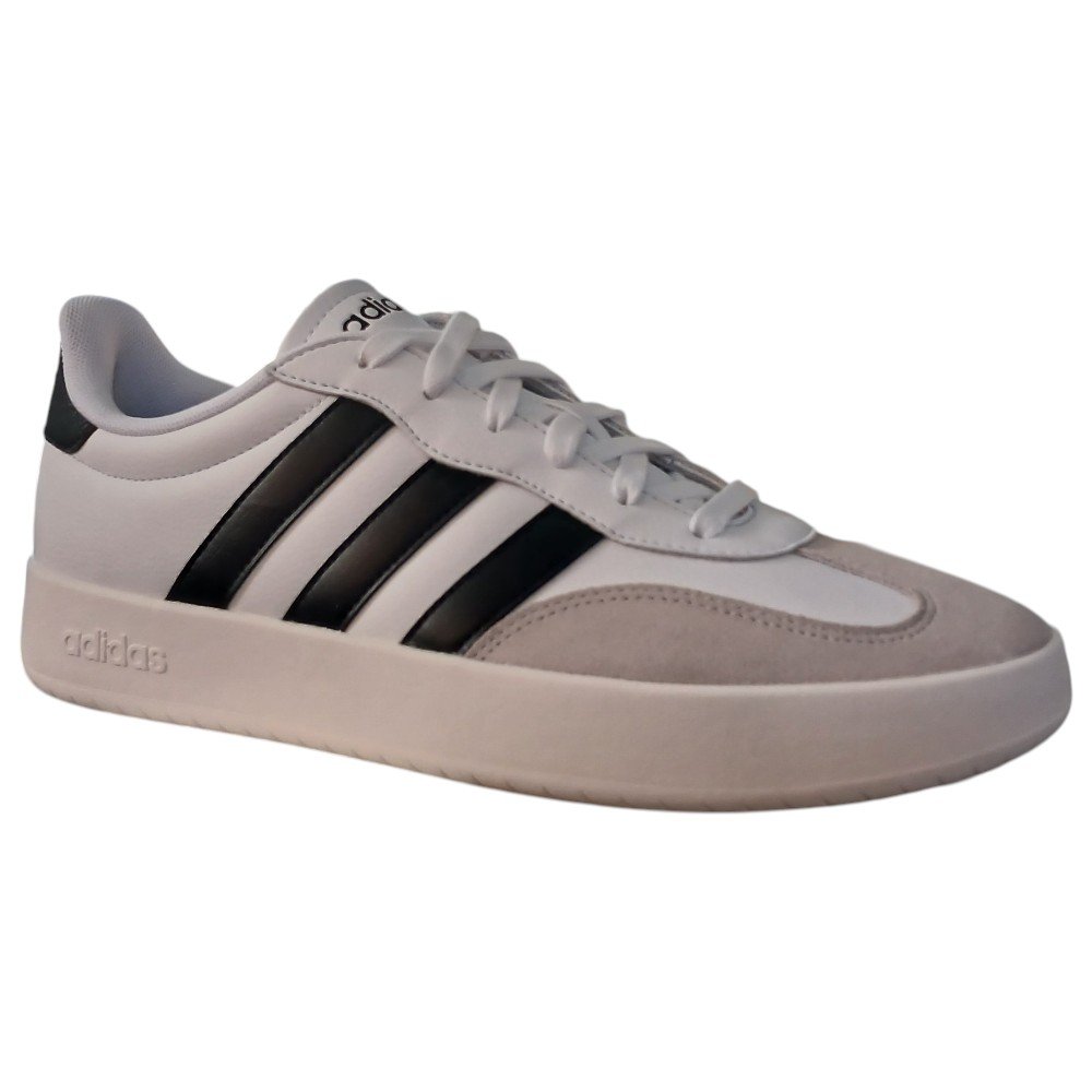 Tênis Casual Adidas Barreda Masculino - Branco/Preto Branco/Preto 3
