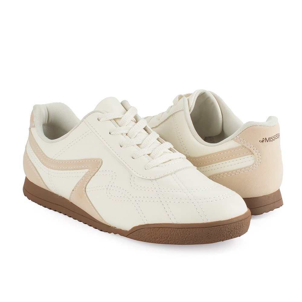 Tênis Casual Feminino Mississipi MC924 Off White 4