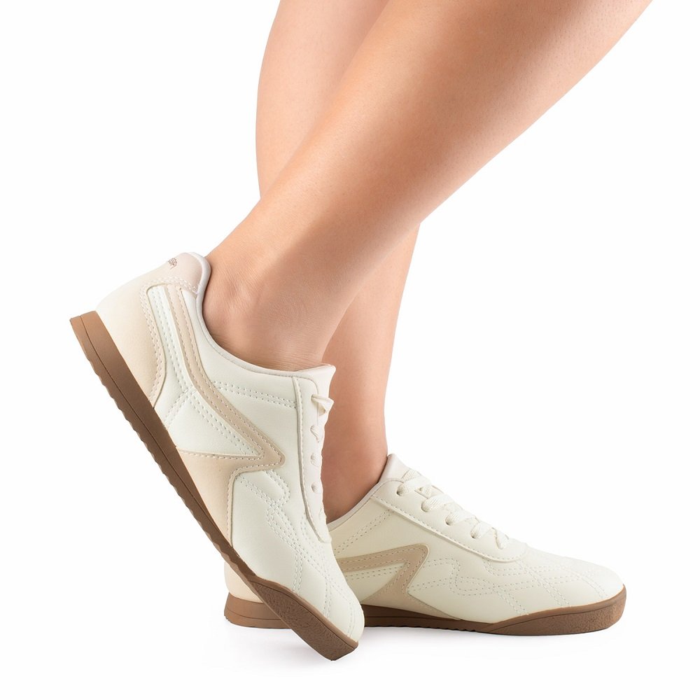Tênis Casual Feminino Mississipi MC924 Off White 6