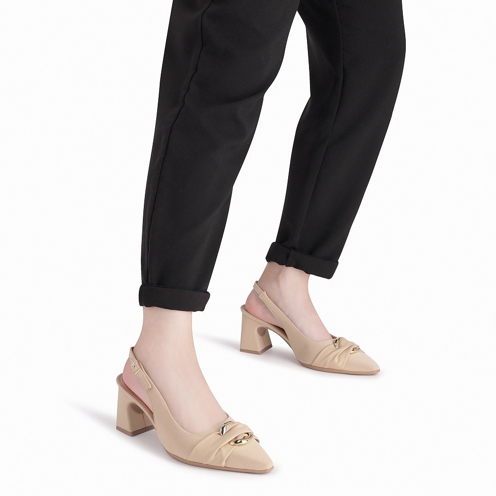 Sapato Slingback Piccadilly 764020 Feminino - Nude Bege 4