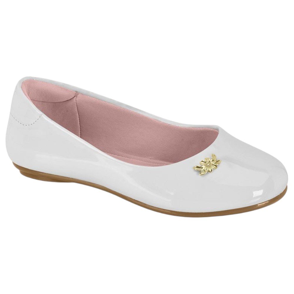 Sapatilha Infantil Molekinha 2083.1139 Menina - Branco