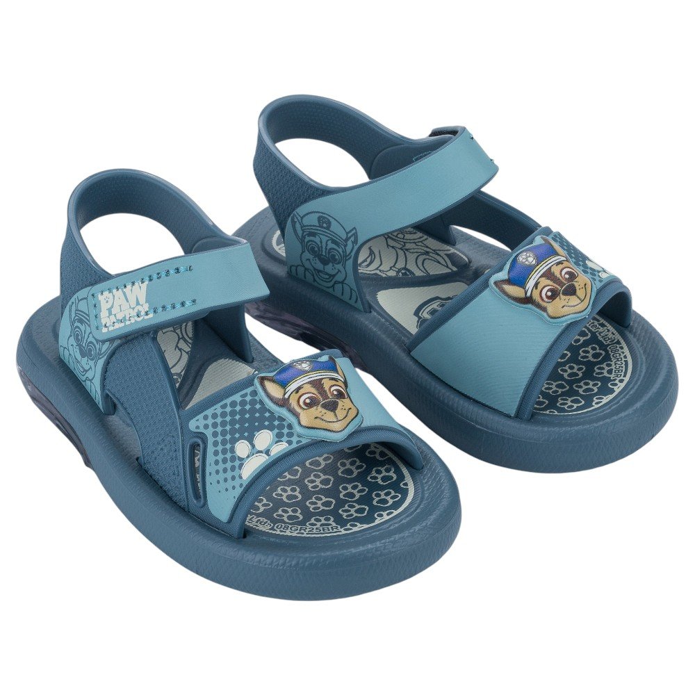 Sandalia Patrulha Canina Com Led Baby 23407 - Azul Escuro Azul 2
