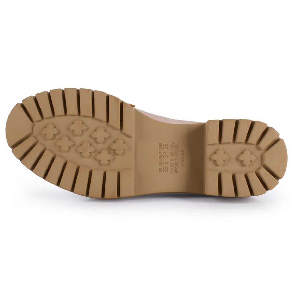 Sapato Loafer Mississipi MF172 Feminino - Marrom Marrom 4