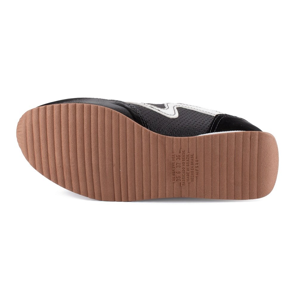 Tênis Casual Mississipi MF581 Feminino - Preto Preto 4