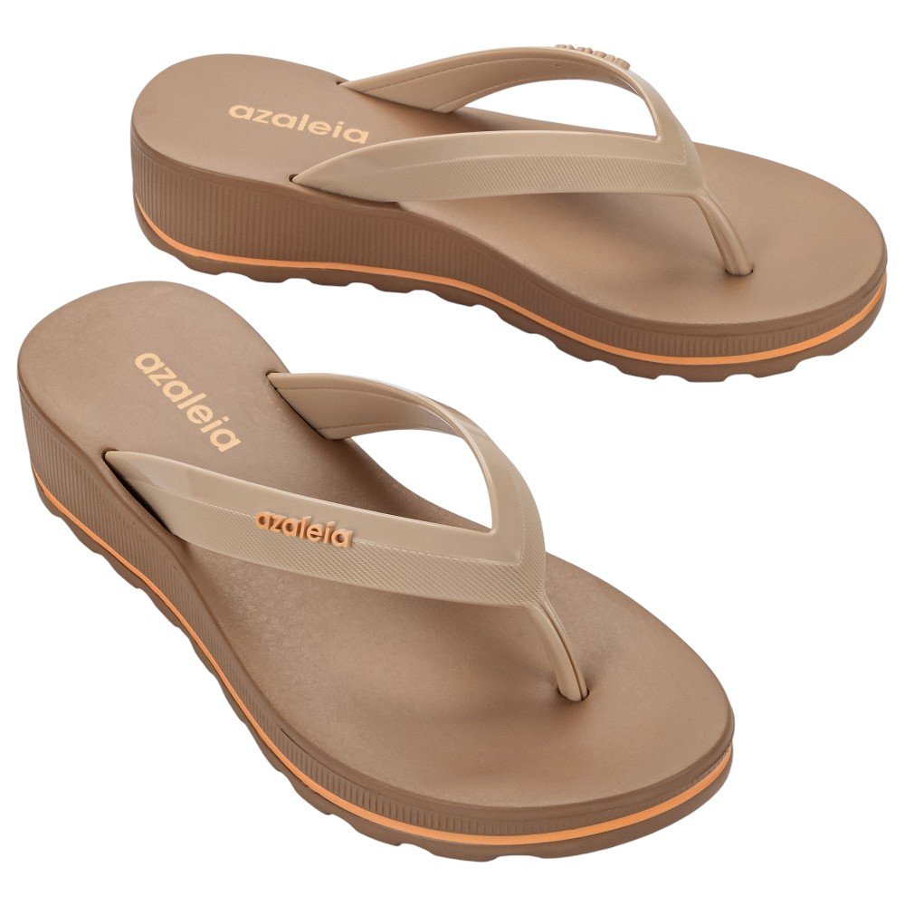 Tamanco Azaleia Fabi Light Line 18908 Feminino - Bege Bege/Marrom 2