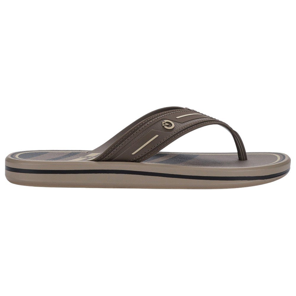 Chinelo Masculino Cartago Palermo 2 Dedo 12572 Bege/Marrom 3