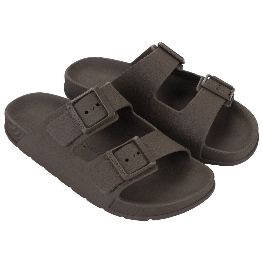 Chinelo Cartago Torino Slide 12548 Masculino - Marrom Escuro Marrom 2