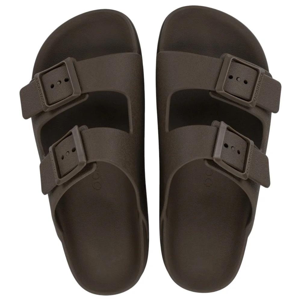 Chinelo Cartago Torino Slide 12548 Masculino - Marrom Escuro Marrom 3