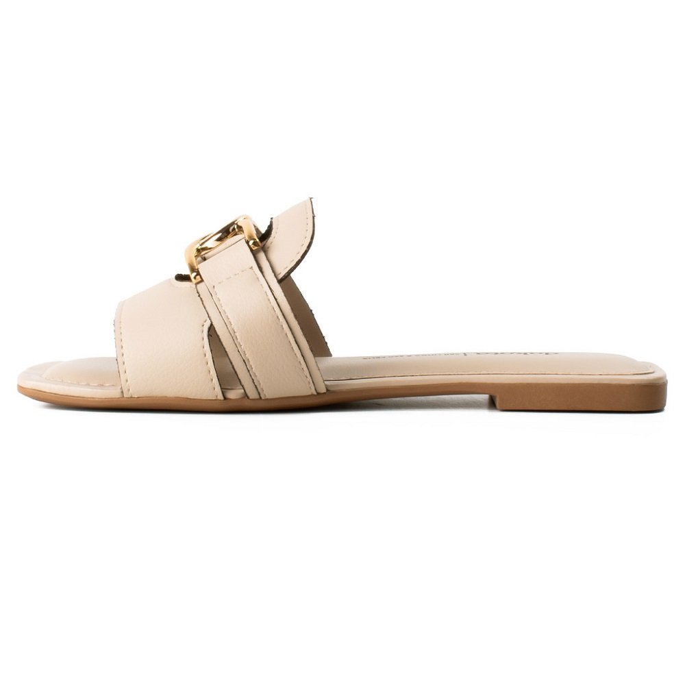 Tamanco Slide Dakota Y9182 Feminino - Nude