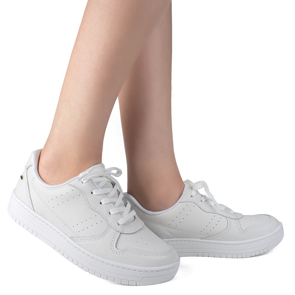 Tênis Casual Dakota G9371 Feminino - Branco Branco 6