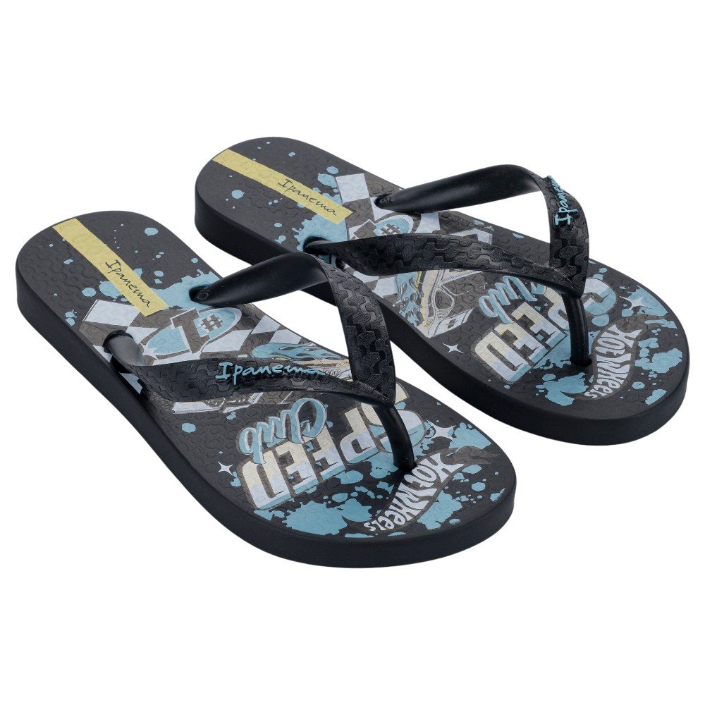 Chinelo Ipanema Hot Wheels Go Infantil 27318 Preto 2