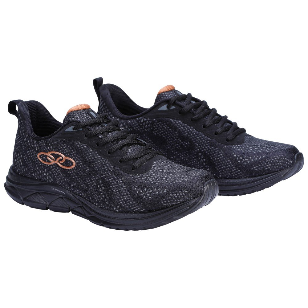 Tênis Olympikus Citrus 2 Feminino - Preto/Bronze Preto 2