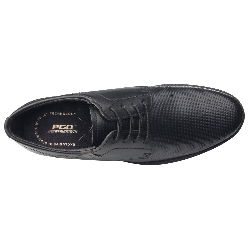 Sapato Social Com Cadarço Pegada PGD 175101 Masculino - Preto Preto 4