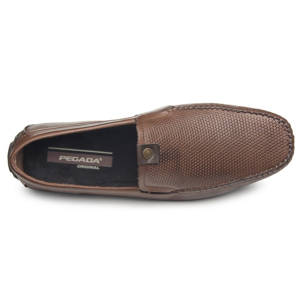 Mocassim Pegada 140741 Masculino - Pinhao Marrom 4