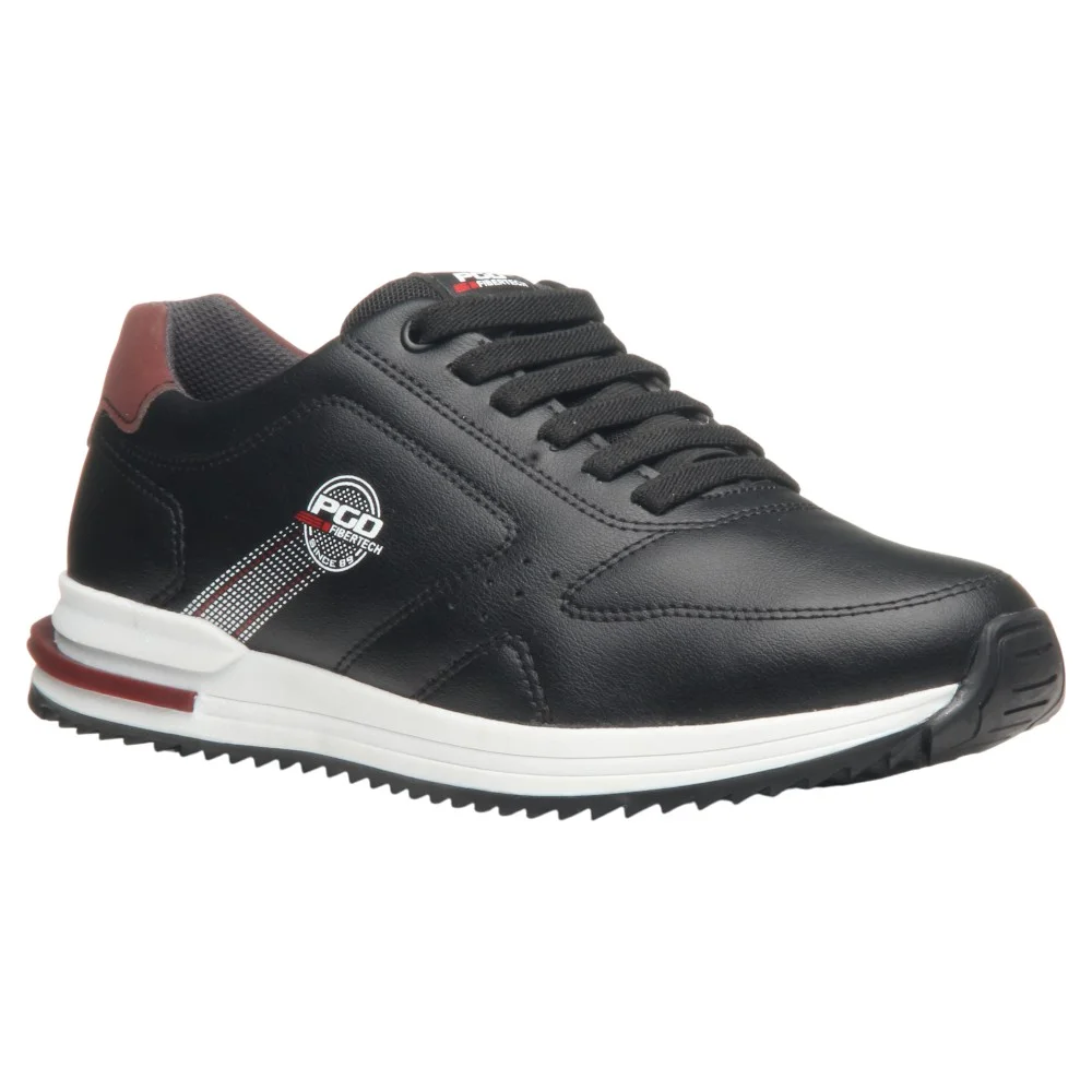 Sapatênis Pegada PGD 171604 Masculino - Preto Preto 2