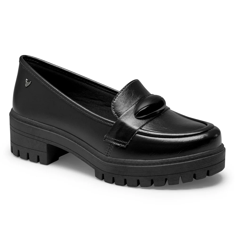 Sapato Loafer Mississipi MF172-0004 Feminino - Preto