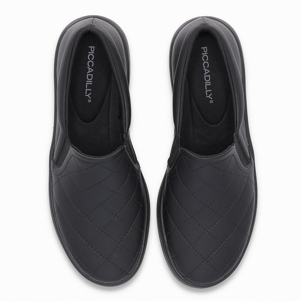 Tênis Casual Piccadilly 985023 Feminino - Preto Preto 5