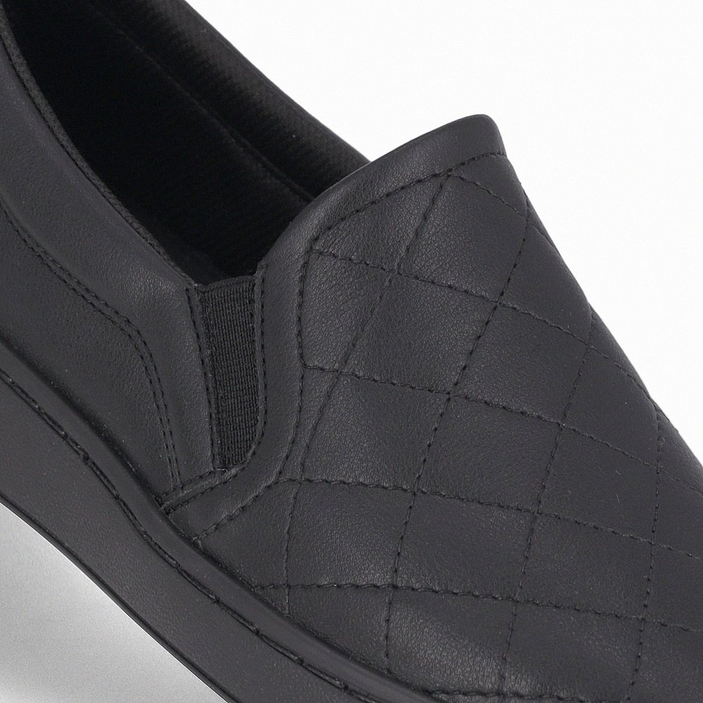 Tênis Casual Piccadilly 985023 Feminino - Preto Preto 2
