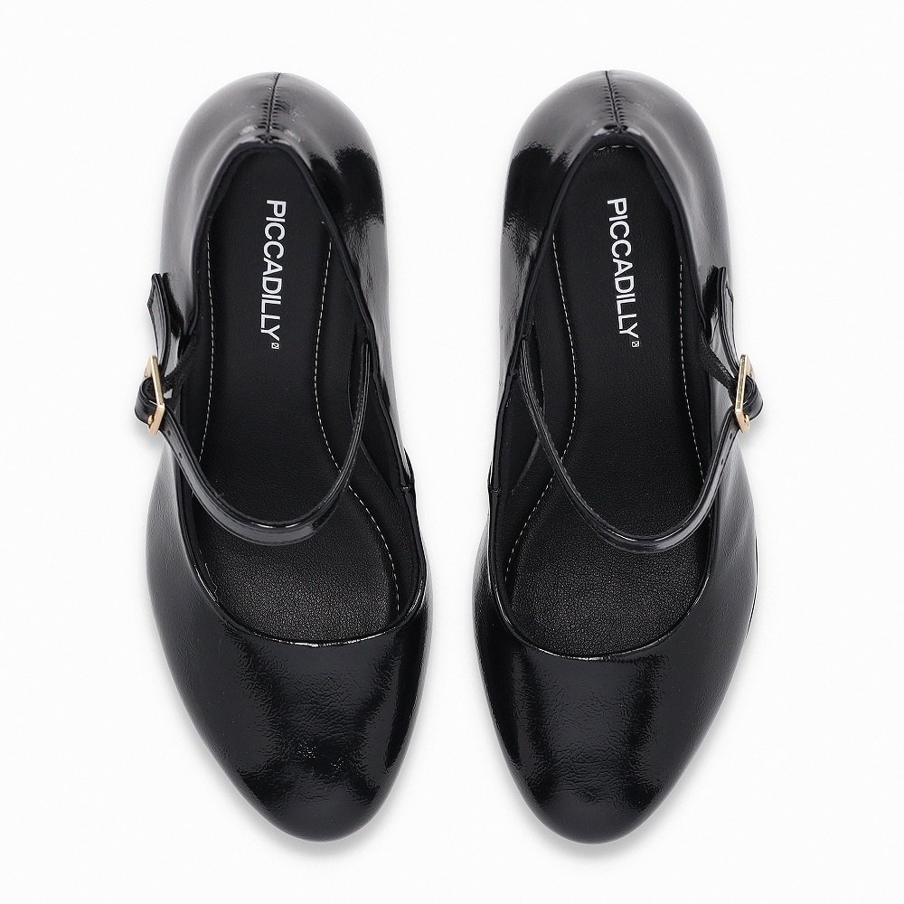 Sapato Salto Alto Piccadilly 844002 Feminino - Preto Preto 3