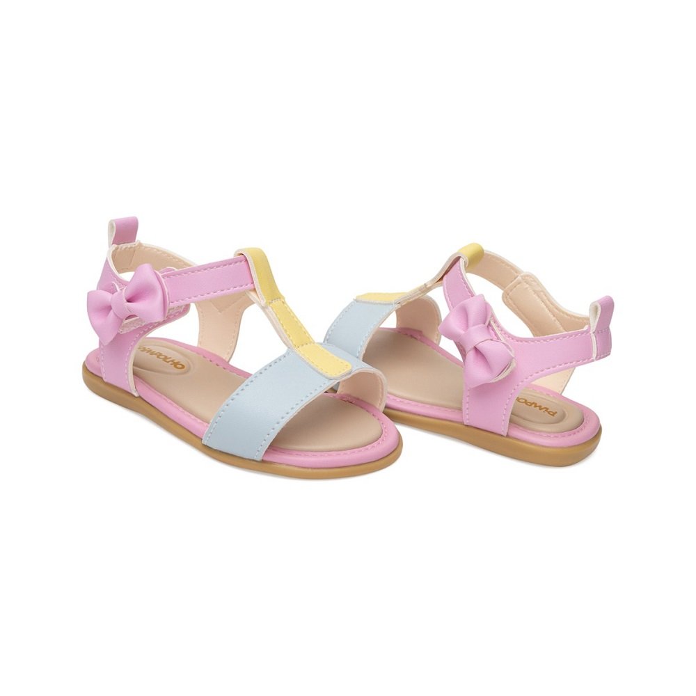 Sandalia Infantil Arco Iris Pimpolho 0120647C Rosa/Azul 2