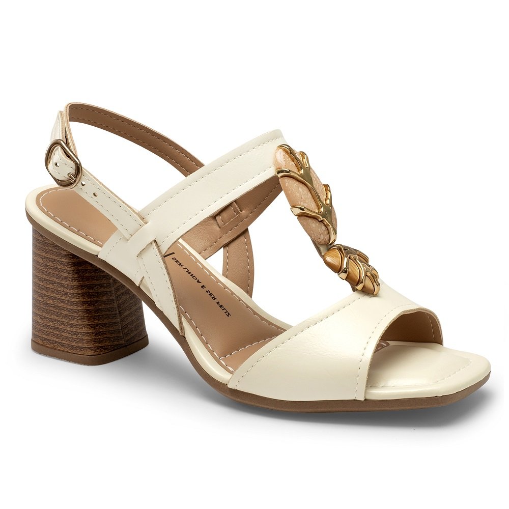 Sandália Feminina Salto Grosso Dakota Y9762