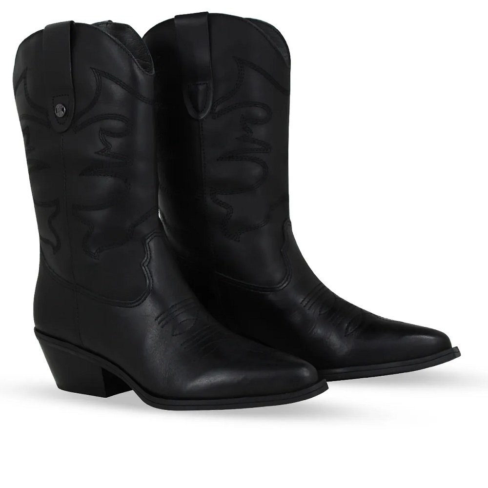 Bota Western Bottero 347706-15 Feminina - Preta Preto 2