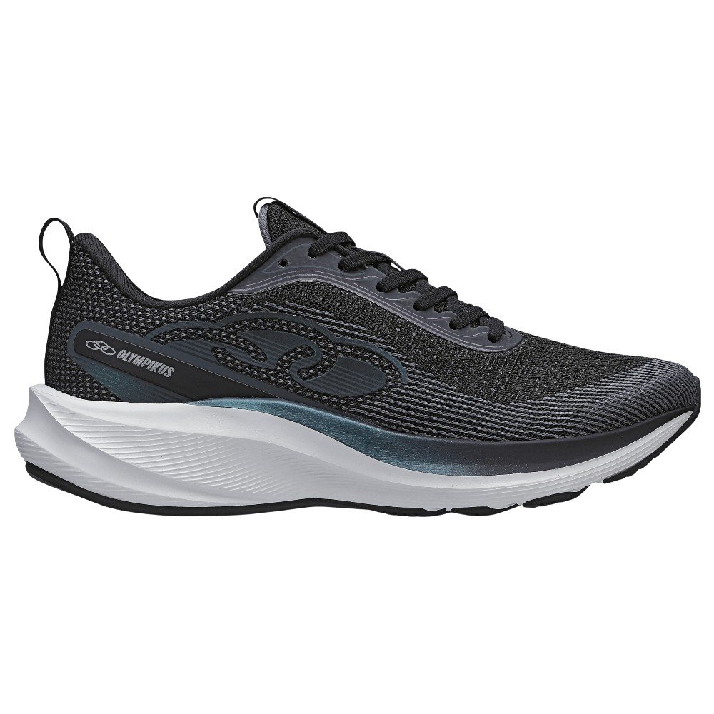 Tênis Olympikus Pride 3 Masculino - Preto/Chumbo