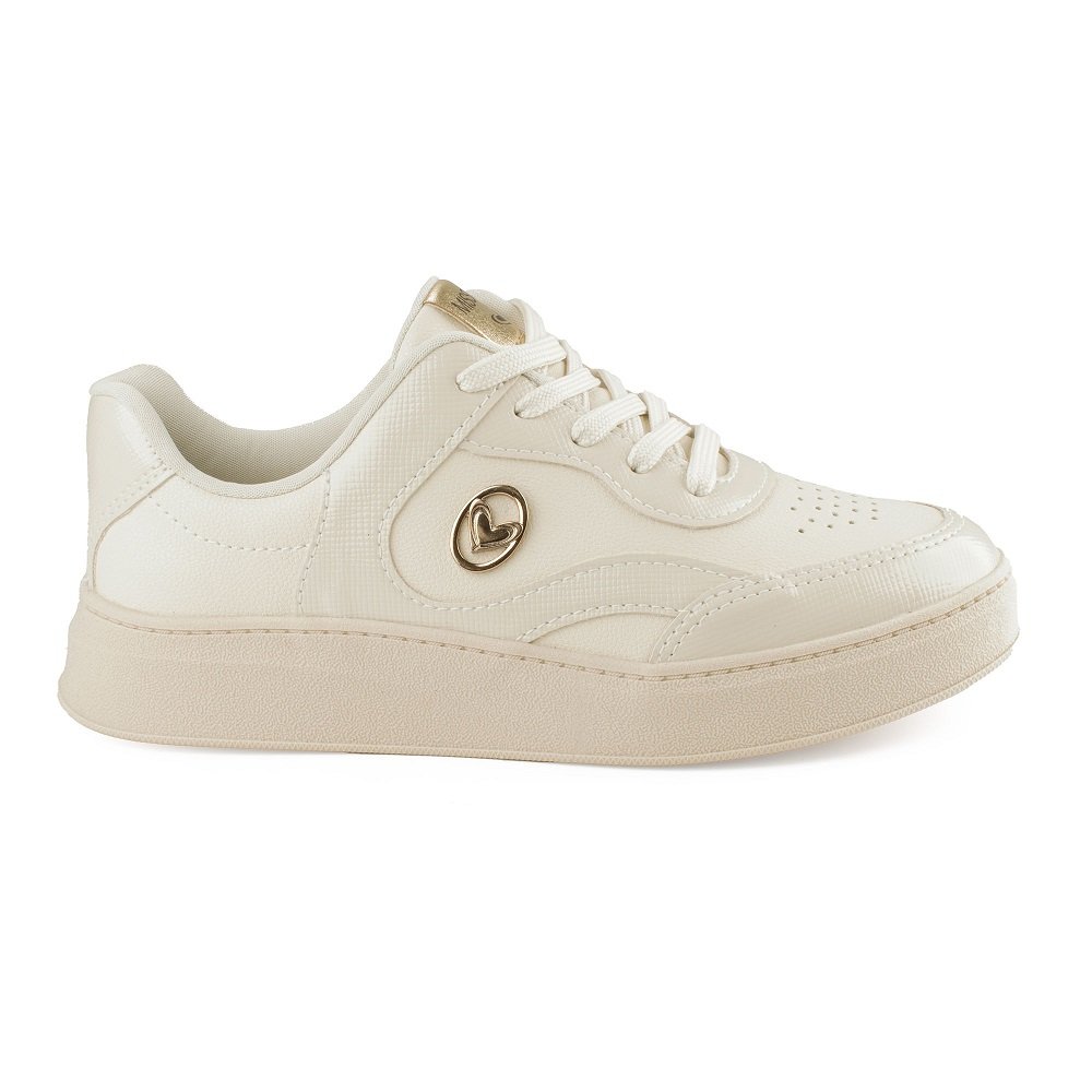 Tênis Casual Mississipi J0031 Feminino - Gelo Branco 2