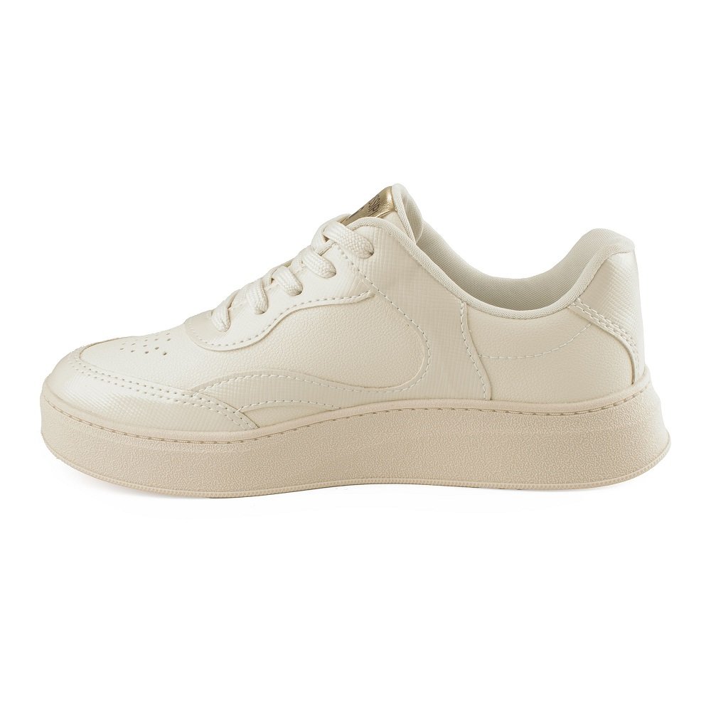 Tênis Casual Mississipi J0031 Feminino - Gelo Branco 3
