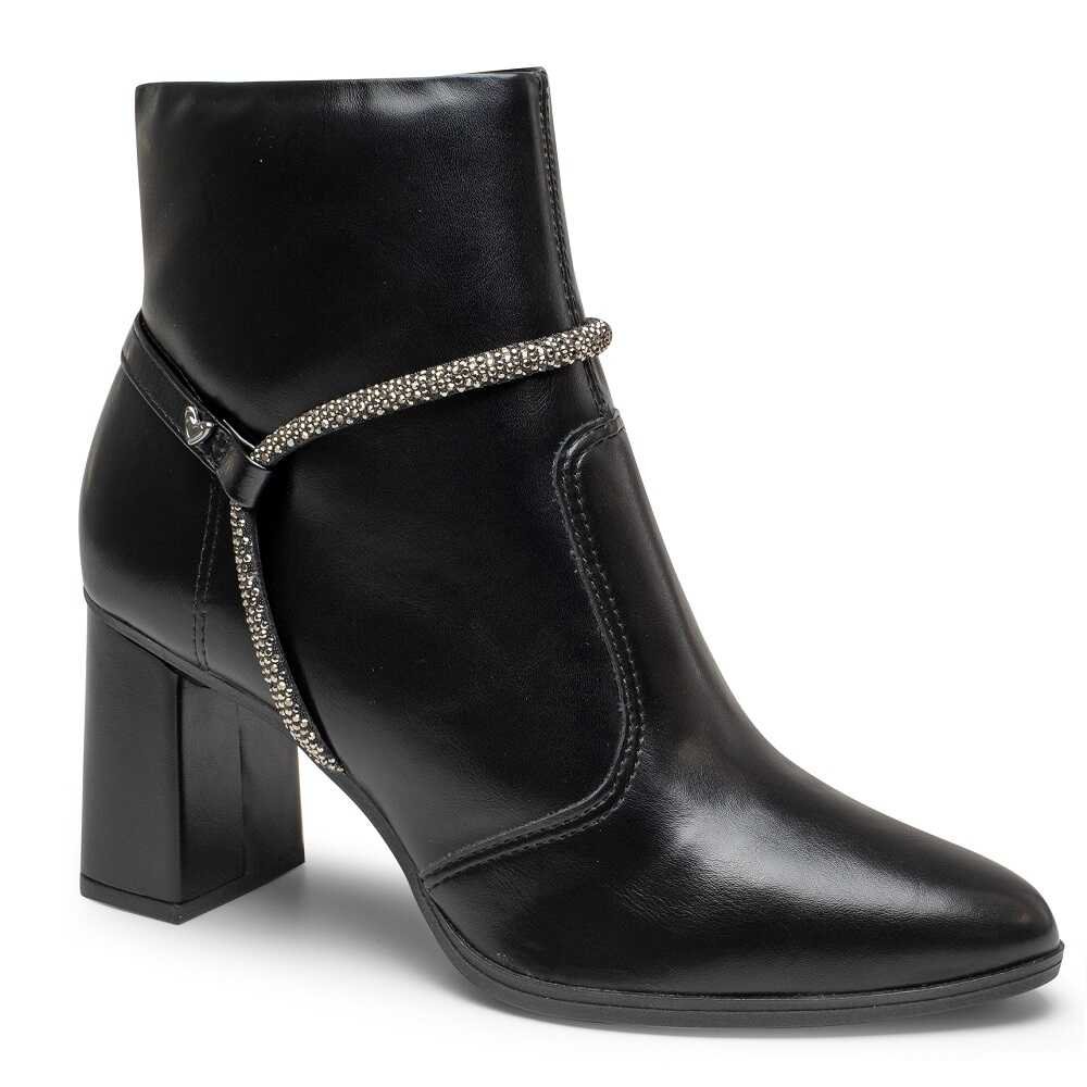 Bota Cano Curto Mississipi J0355 Feminina - Preta