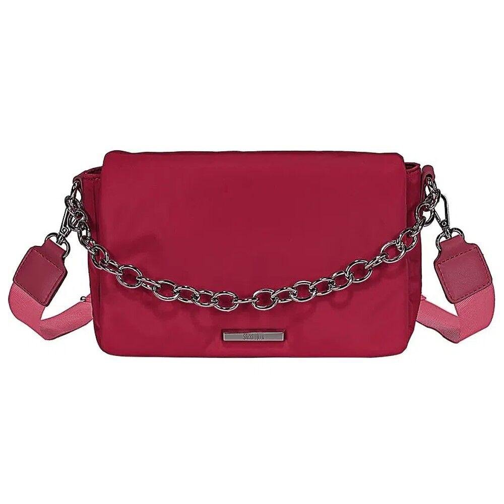 Bolsa Santa Lolla Nylon Beterraba Feminina Vermelho 1