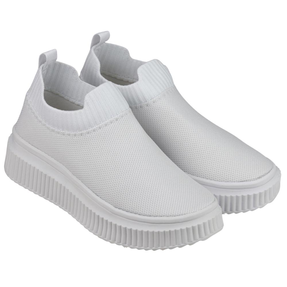 Tênis It Ernest Knit Flatform Feminino Branco 3