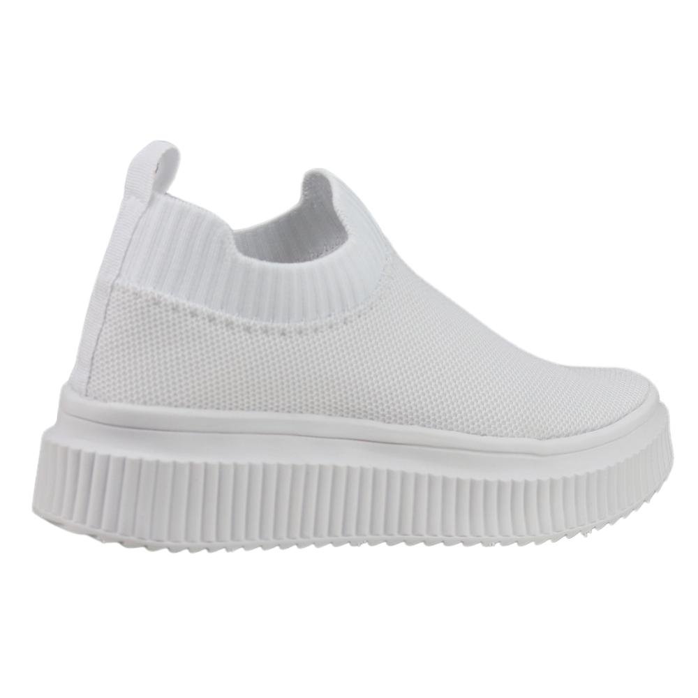 Tênis It Ernest Knit Flatform Feminino Branco 4