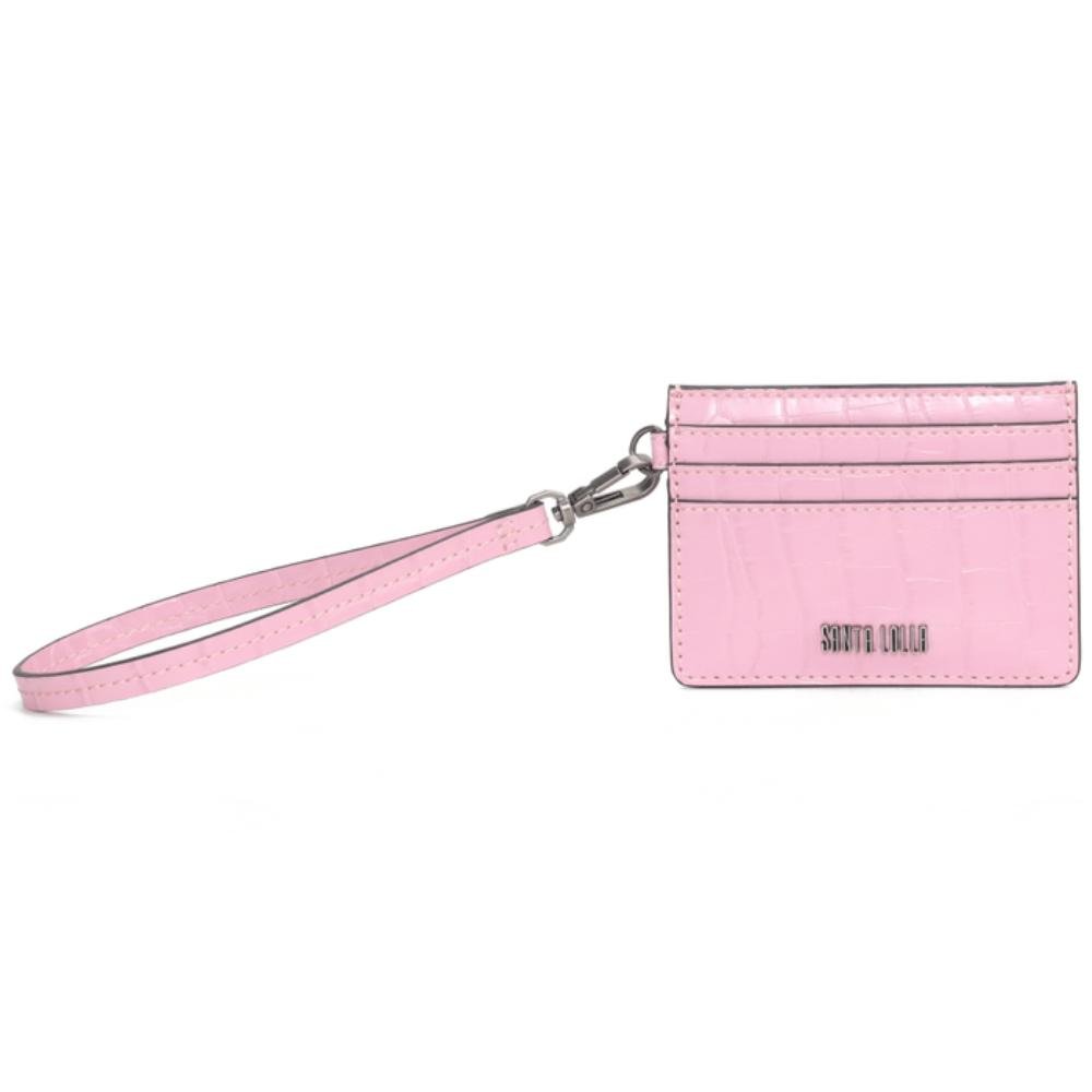 Porta Cartão Santa Lolla  Croco Feminino