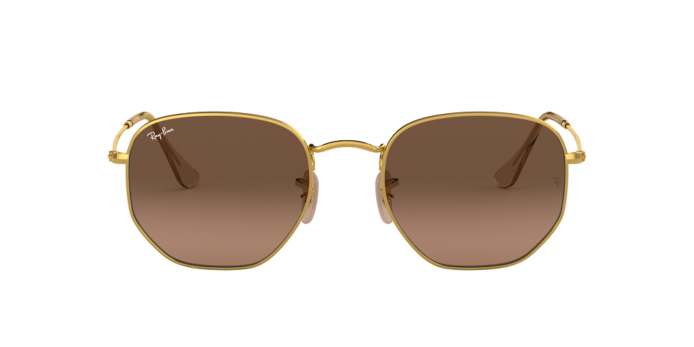 ÓCULOS DE SOL RAY-BAN HEXAGONAL 3548NL 912443 Dourado 2